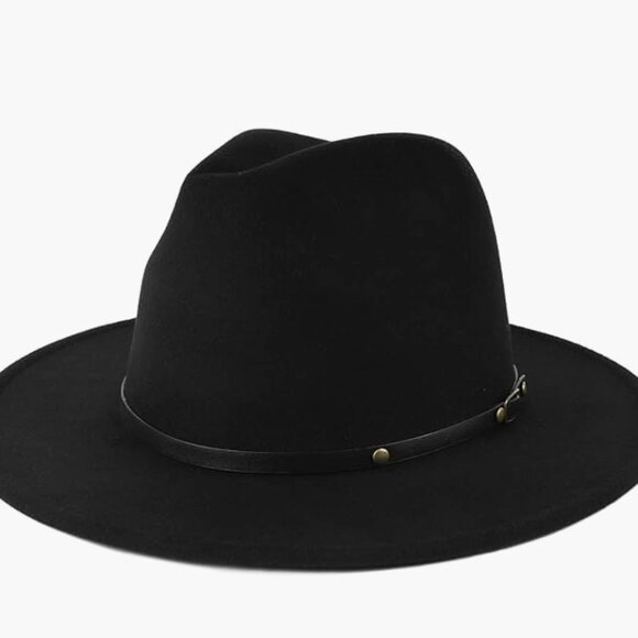 Zylioo XS/S Felt Fedora Hat for Men, Women - Great for festivals, concerts, etc. - Picture 1 of 9